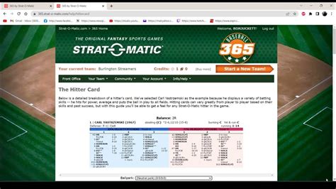 stratomatic 365